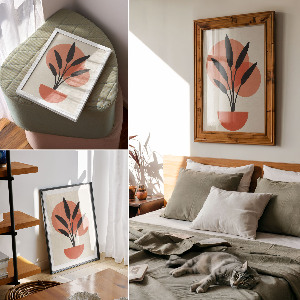 Plakat premium Roślinna ilustracja