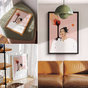 Plakat premium Wylewanie kawy