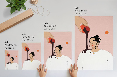 Plakat premium Wylewanie kawy