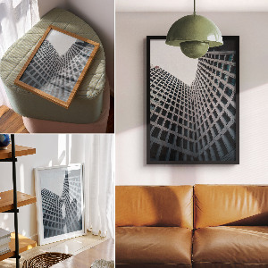 Plakat premium Nowoczesny budynek