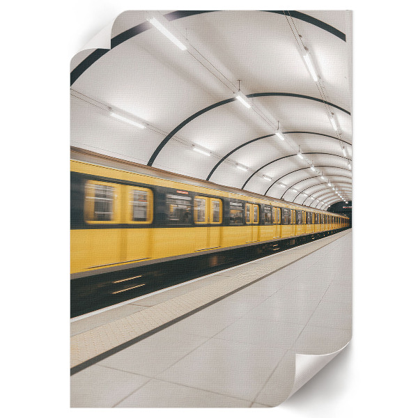 Dekoracyjny plakat ścienny Szybkie metro