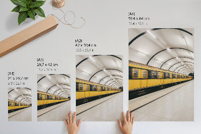 Dekoracyjny plakat ścienny Szybkie metro