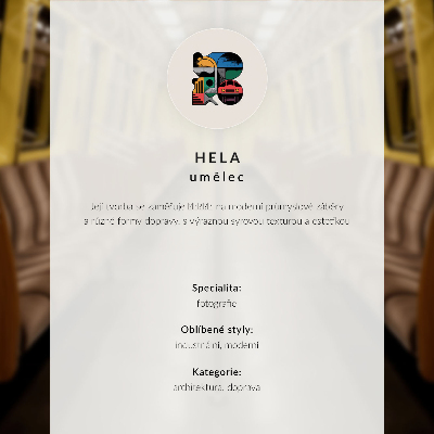 Dekoracyjny plakat ścienny Szybkie metro