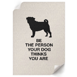 Plakat premium Motywacja i pies