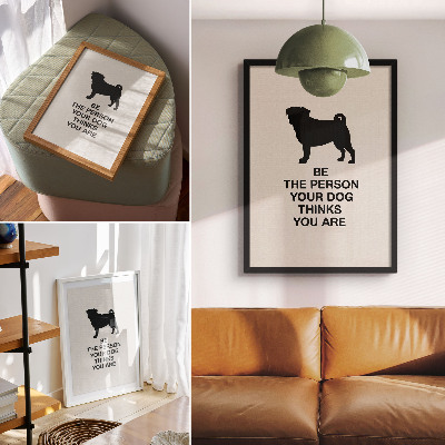 Plakat premium Motywacja i pies
