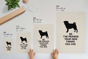 Plakat premium Motywacja i pies