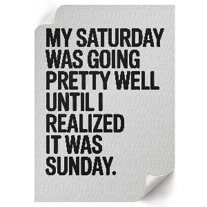 Dekoracyjny plakat ścienny Humor tekst