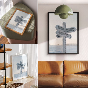 Wydruk na płótnie Zimowe znaki