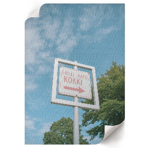 Plakat premium Znak kierunku