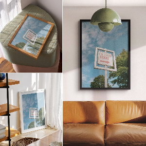 Plakat premium Znak kierunku