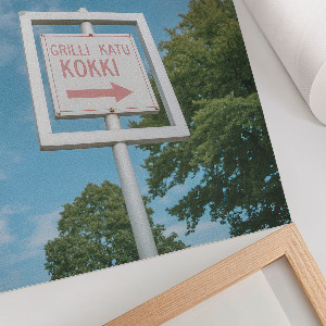 Plakat premium Znak kierunku