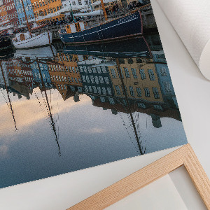 Grafika na ścianę Kolorowy port