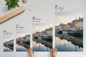 Grafika na ścianę Kolorowy port