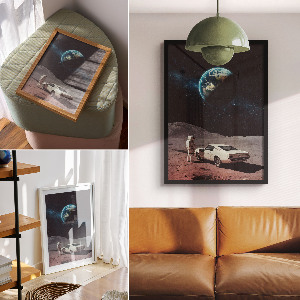 Grafika na ścianę Podróż w kosmos