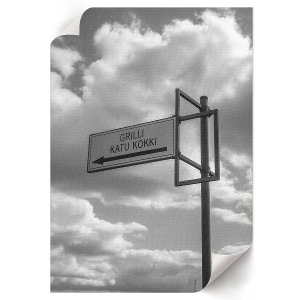 Dekoracyjny plakat ścienny Minimalizm drogi