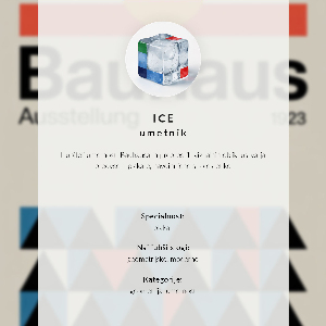 Grafika na ścianę Bauhaus geometria