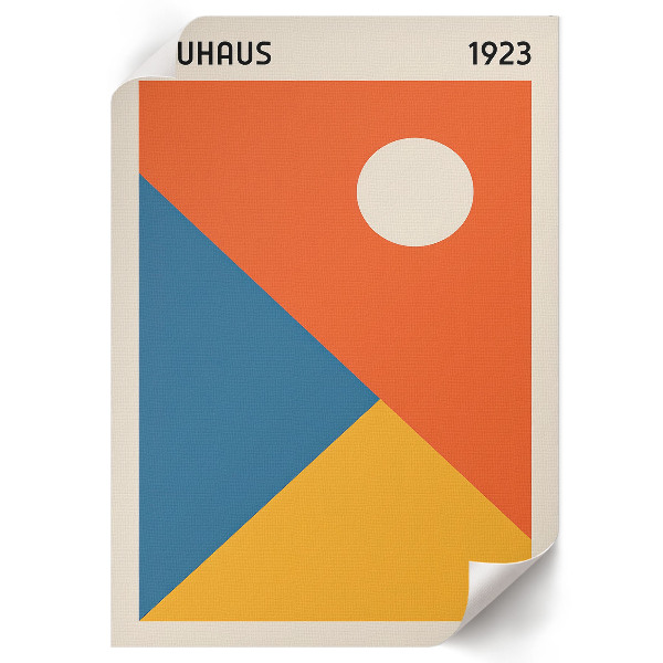 Wydruk na płótnie Bauhaus ilustracja
