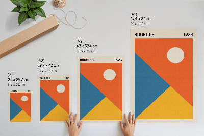 Wydruk na płótnie Bauhaus ilustracja
