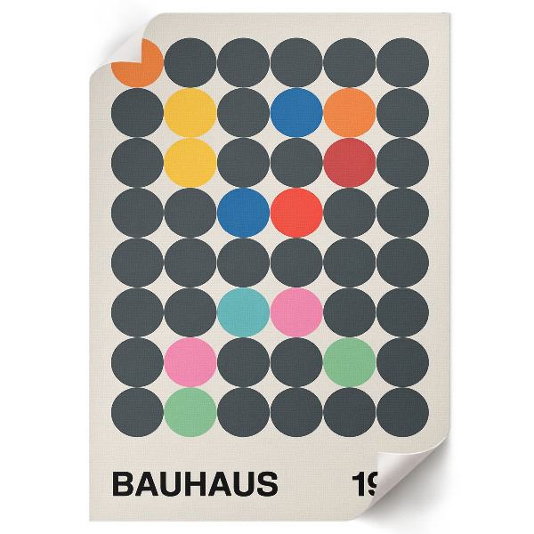 Plakat premium Bauhaus abstrakcja