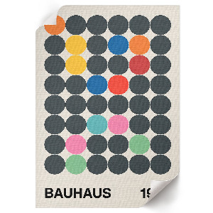 Plakat premium Bauhaus abstrakcja