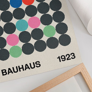 Plakat premium Bauhaus abstrakcja