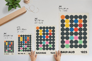 Plakat premium Bauhaus abstrakcja