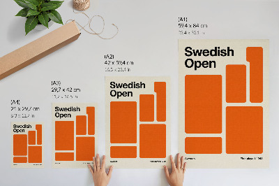 Dekoracyjny plakat ścienny Minimalistyczny plakat