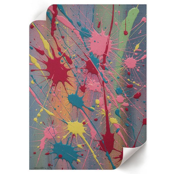 Plakat premium Kolorowe plamy