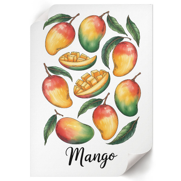 Dekoracyjny plakat ścienny Egzotyczne mango
