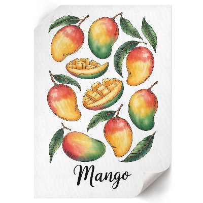 Dekoracyjny plakat ścienny Egzotyczne mango