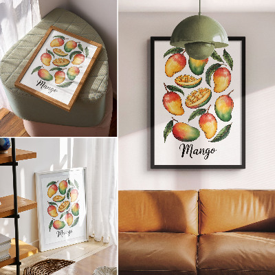 Dekoracyjny plakat ścienny Egzotyczne mango