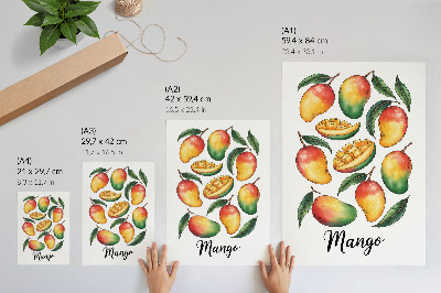 Dekoracyjny plakat ścienny Egzotyczne mango