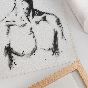 Grafika na ścianę Rysunek mężczyzny