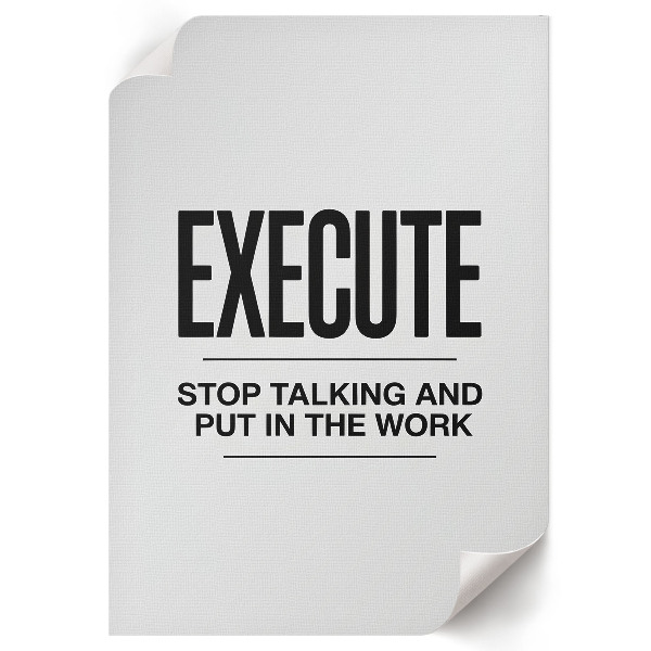 Wydruk na płótnie Inspiracyjny tekst