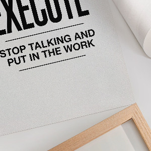 Wydruk na płótnie Inspiracyjny tekst