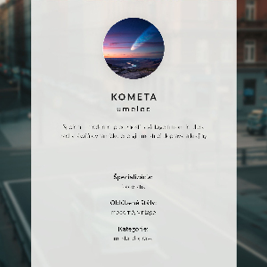 Grafika na ścianę Miejski tramwaj