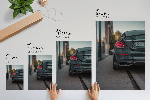 Grafika na ścianę Miejski samochód