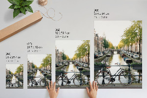 Dekoracyjny plakat ścienny Miejski rower