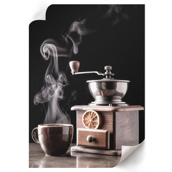 Grafika na ścianę Kawa i młynek