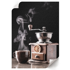 Grafika na ścianę Kawa i młynek