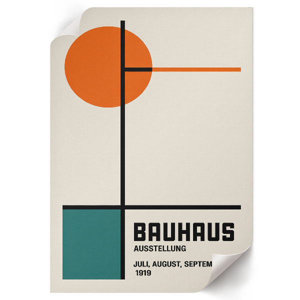 Wydruk na płótnie Styl Bauhaus