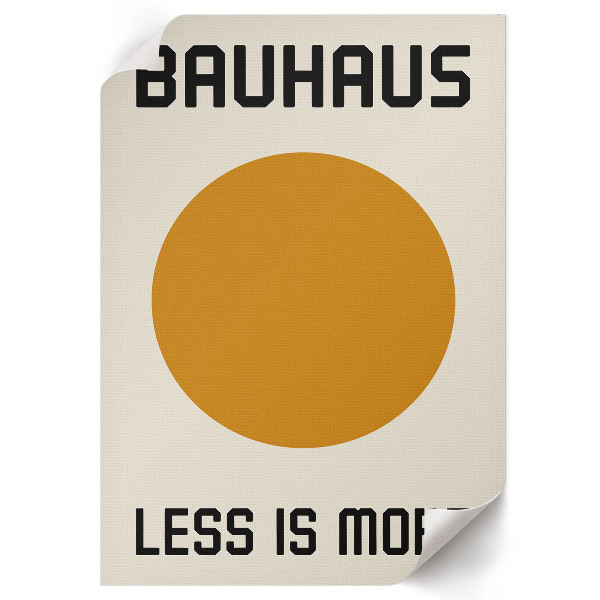 Dekoracyjny plakat ścienny Less is more