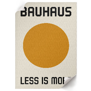 Dekoracyjny plakat ścienny Less is more