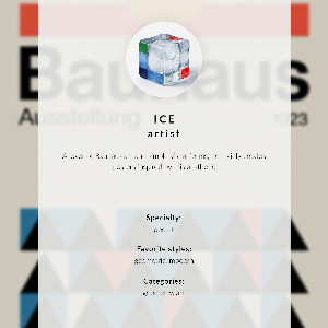 Dekoracyjny plakat ścienny Bauhaus plakat