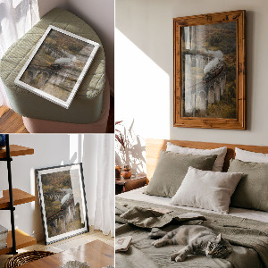 Plakat premium Parowy pociąg