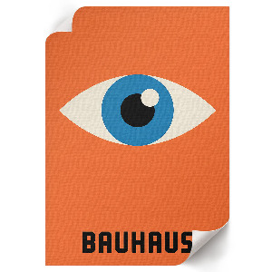 Grafika na ścianę Oko Bauhaus