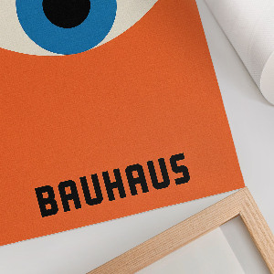 Grafika na ścianę Oko Bauhaus