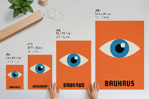 Grafika na ścianę Oko Bauhaus