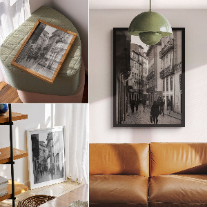 Wydruk na płótnie Miejska scena