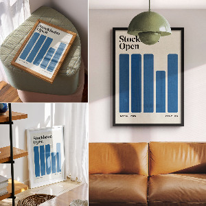 Dekoracyjny plakat ścienny Stockholm Open